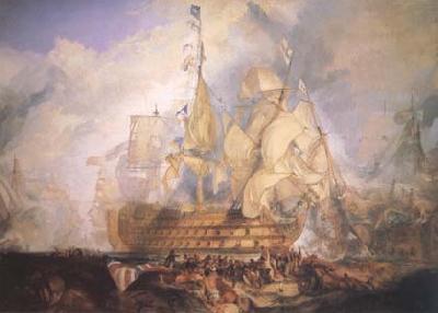 Joseph Mallord William Turner The Battle of Trafalgar (mk25) Germany oil painting art